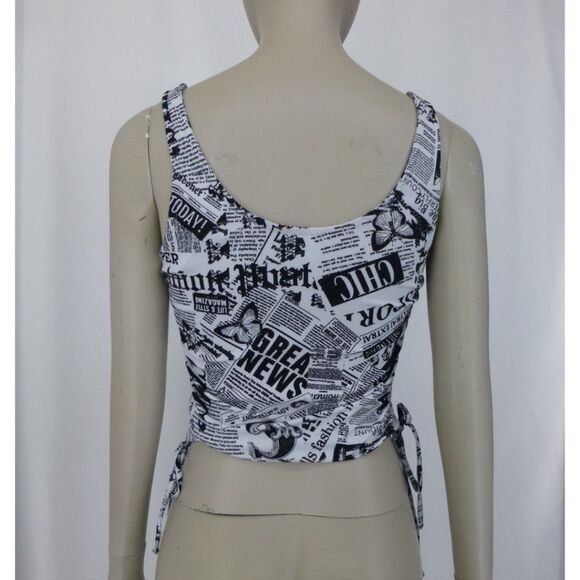 No Boundaries Side Ruched Ribbed Tank Top - Picture 4 of 11